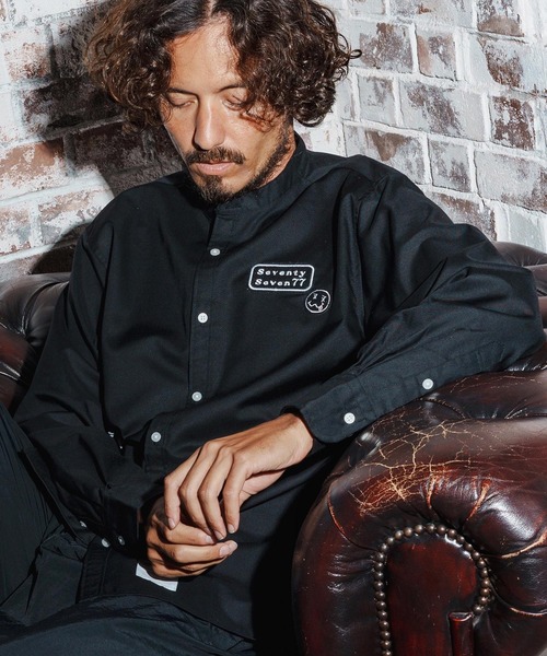 seventy seven(セブンティセブン)の「ms6258-OX band collar L-S shirt(25W) シャツ(7725W250)(シャツ/ブラウス・メンズ・ブラック/ホワイト/ベージュ・XL/L/M/S)」の15枚目の写真