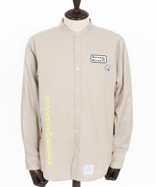 seventy seven(セブンティセブン)の「ms6258-OX band collar L-S shirt(25W) シャツ(7725W250)(シャツ/ブラウス・メンズ・ブラック/ホワイト/ベージュ・XL/L/M/S)」の18枚目の写真