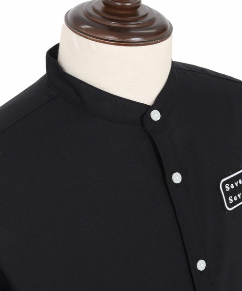 seventy seven(セブンティセブン)の「ms6258-OX band collar L-S shirt(25W) シャツ(7725W250)(シャツ/ブラウス・メンズ・ブラック/ホワイト/ベージュ・XL/L/M/S)」の22枚目の写真