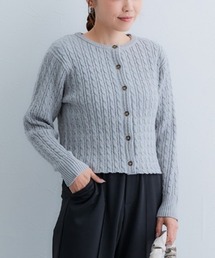 Petitjo | 小さいサイズ ケーブルカーディガン 低身長さん・小柄女性(カーディガン/ボレロ)
