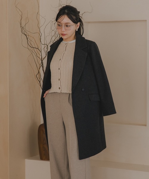 セール】小さいサイズ ケーブルカーディガン 低身長さん・小柄女性