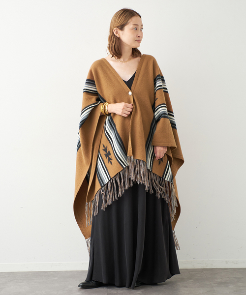 Ortega ポンチョ（ニット/セーター）｜Deuxieme Classe