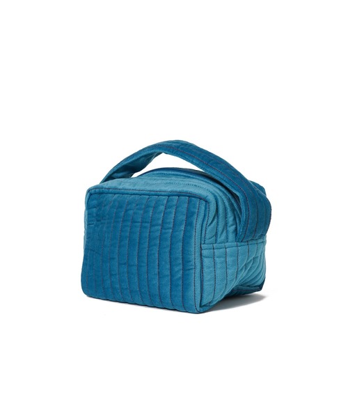 beej（ビージ）の「【WOMEN】beej quilting velour cube bag（ハンドバッグ・レディース・ライトグレー/ブルー・FREE）」の12枚目の写真