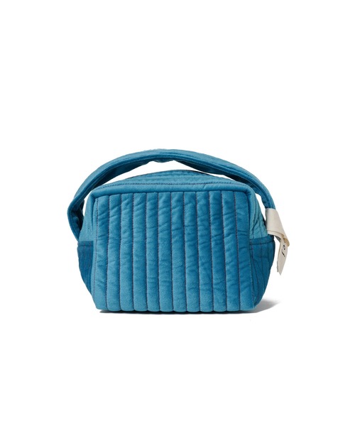 beej（ビージ）の「【WOMEN】beej quilting velour cube bag（ハンドバッグ・レディース・ライトグレー/ブルー・FREE）」の13枚目の写真