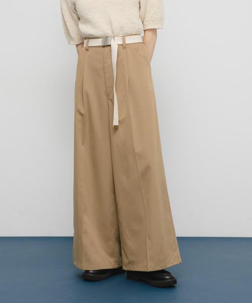 セール】ベルトSETワイドスラックス（その他パンツ）｜KBF