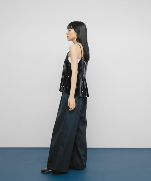 KBF（ケイビーエフ）の「ベルトSETワイドスラックス（その他パンツ・レディース・ベージュ/ブルー系その他・ONE）」の14枚目の写真