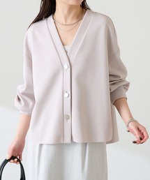 COLLAGE GALLARDAGALANTE（コラージュガリャルダガランテ）の「メタル釦ジョーゼットカーディガン WEB限定（カーディガン/ボレロ）」