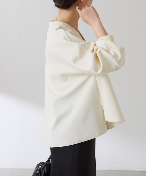 セール】メタル釦ジョーゼットカーディガン/WEB限定（カーディガン