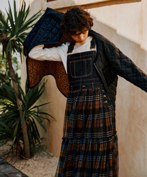 Freada/フリーダ チュール ドッキング サロペット ドレス