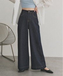 ad thie | ノンウォッシュ デニムパンツ(デニムパンツ)