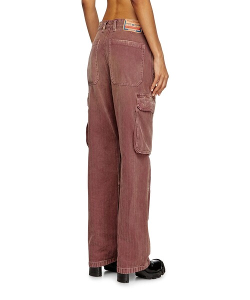 DIESEL(ディーゼル)の「ウィメンズ デニムパンツ REGULAR D-POT-CARGO L.30(デニムパンツ・レディース・ブラウン・24inch/23inch/25inch/26inch/27inch/28inch/29inch/30inch)」の2枚目の写真