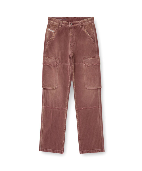 DIESEL(ディーゼル)の「ウィメンズ デニムパンツ REGULAR D-POT-CARGO L.30(デニムパンツ・レディース・ブラウン・24inch/23inch/25inch/26inch/27inch/28inch/29inch/30inch)」の5枚目の写真