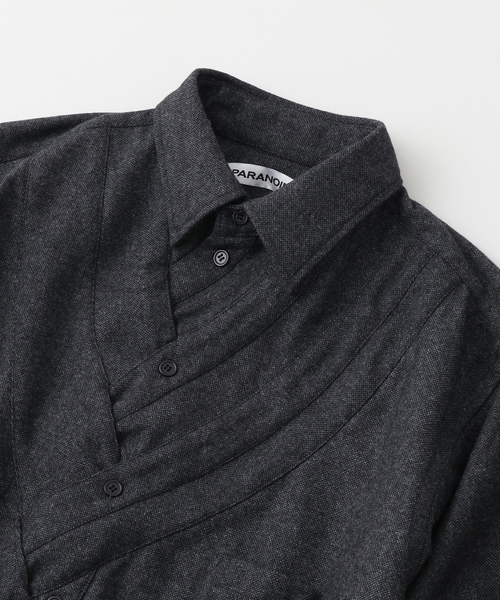 PARANOID / パラノイド LAYERED COLLAR SHIRT（シャツ/ブラウス
