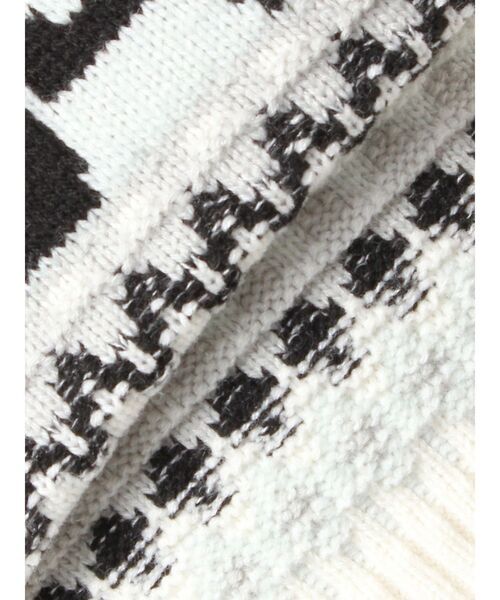 GYDA（ジェイダ）の「GG NORDICショートニットトップス（ニット/セーター・レディース・オフホワイト/ブラック・FREE）」の19枚目の写真