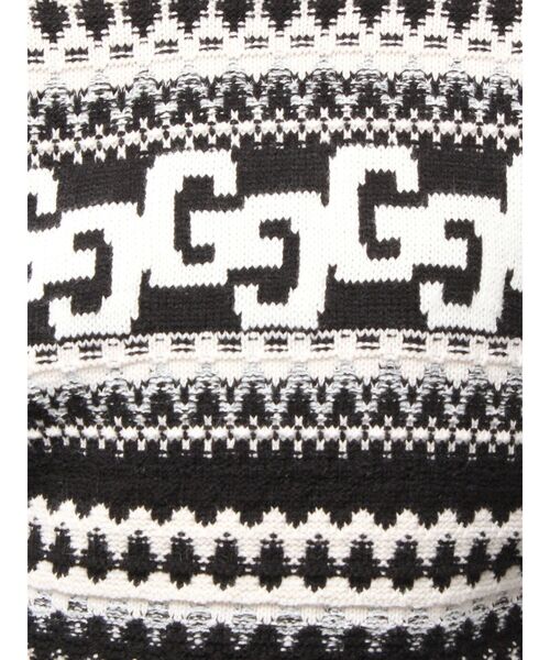 GYDA（ジェイダ）の「GG NORDICショートニットトップス（ニット/セーター・レディース・オフホワイト/ブラック・FREE）」の21枚目の写真