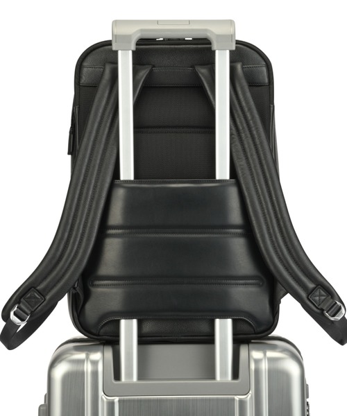 ZERO HALLIBURTON（ゼロハリバートン）の「ゼロハリバートン ビジネスリュック ZEST2 LTD A4サイズ収納可能 14inchPC収納 81641（ビジネスバッグ・メンズ・ブラック・FREE）」の10枚目の写真