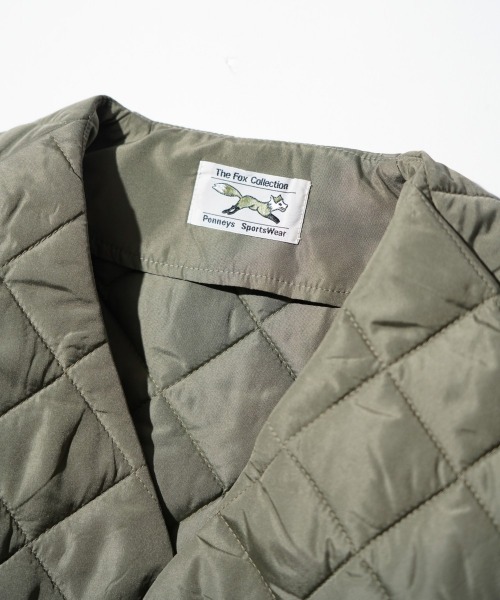 PENNEY'S / ペニーズ FOX STANDARD QUILT V CARDIGAN フォックス