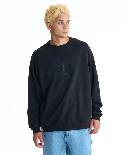 【直営店限定】ELEMENT メンズ PEACE CREW トレーナー 【2025年秋冬モデル】/エレメントスウェットトレーナー