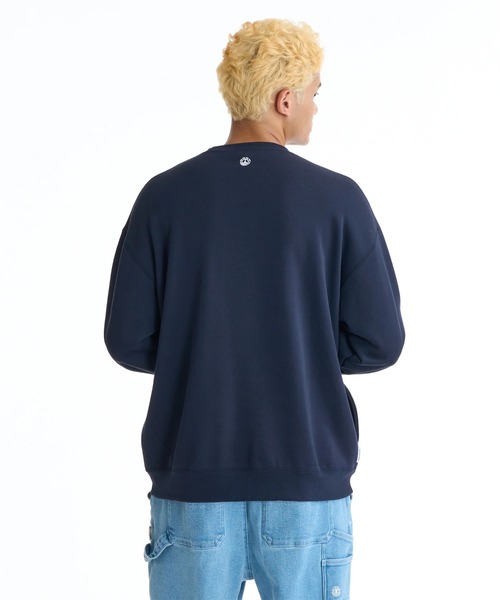 ELEMENT(エレメント)の「【直営店限定】ELEMENT メンズ PEACE CREW トレーナー 【2025年秋冬モデル】/エレメントスウェットトレーナー(スウェット・メンズ・ブラック/ネイビー/ホワイト系その他・X-LARGE/MEDIUM/LARGE)」の9枚目の写真