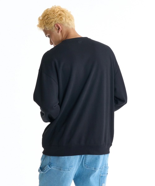 ELEMENT(エレメント)の「【直営店限定】ELEMENT メンズ PEACE CREW トレーナー 【2025年秋冬モデル】/エレメントスウェットトレーナー(スウェット・メンズ・ブラック/ネイビー/ホワイト系その他・X-LARGE/MEDIUM/LARGE)」の6枚目の写真