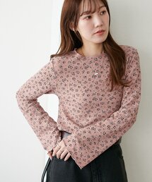 【WEB限定】リバティ柄シャーリングカットソー