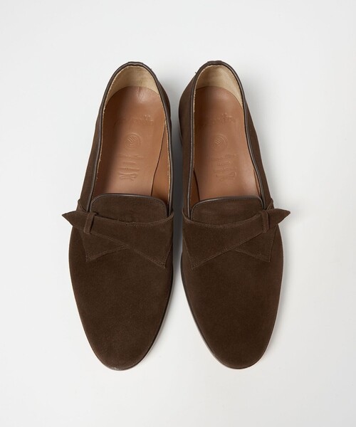 POLPETTA(ポルペッタ)の「【別注】<POLPETTA> スエード バタフライ ローファー(ローファー・メンズ・ブラック/ダークブラウン・40/40h/42/41h/42h/41/39h)」の7枚目の写真