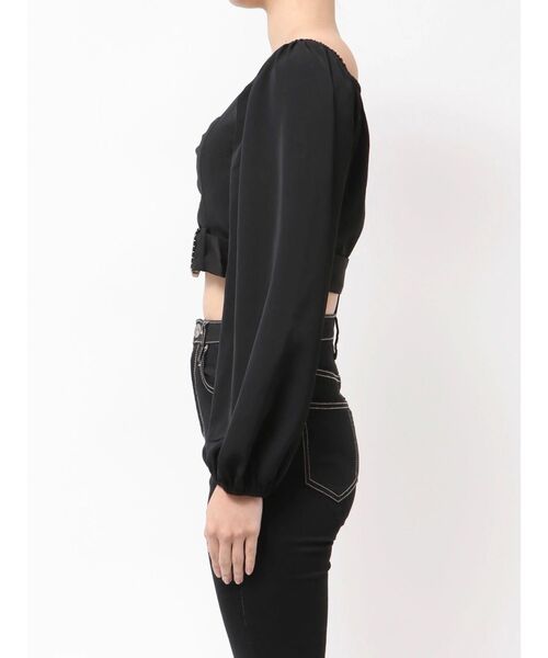 GYDA（ジェイダ）の「bijouバックルlong sleeveブラウス（シャツ/ブラウス・レディース・オフホワイト/ブラック・FREE）」の20枚目の写真