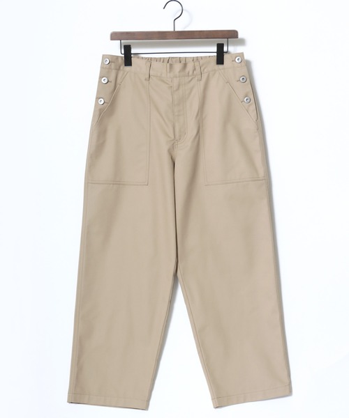 Lazar（ラザル）の「Twill Baker Pants/ワイドシルエット ツイル ベイカーパンツ/イージーパンツ（その他パンツ・メンズ・ブラック/チャコールグレー/ブラウン/ベージュ・マルチサイズ）」の20枚目の写真