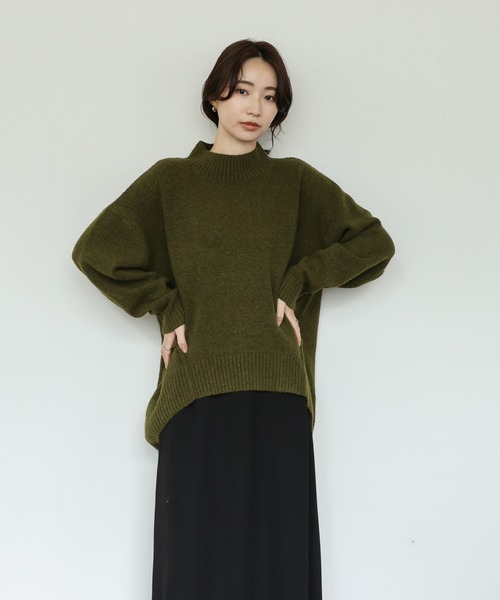 select MOCA Et（セレクトモカエト）の「【Et】Cut Georgette Narrow Skirt（スカート・レディース・ブラック/アイボリー・LARGE/MEDIUM）」の8枚目の写真