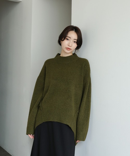 select MOCA Et（セレクトモカエト）の「【Et】Cut Georgette Narrow Skirt（スカート・レディース・ブラック/アイボリー・LARGE/MEDIUM）」の11枚目の写真