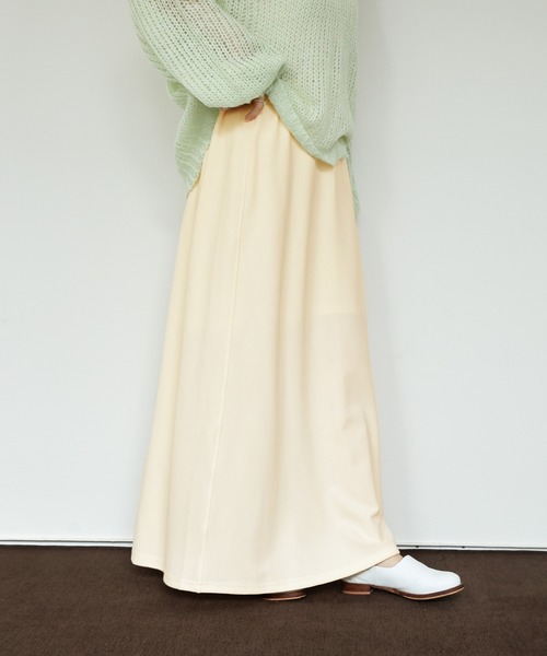 select MOCA Et（セレクトモカエト）の「【Et】Cut Georgette Narrow Skirt（スカート・レディース・ブラック/アイボリー・LARGE/MEDIUM）」の13枚目の写真