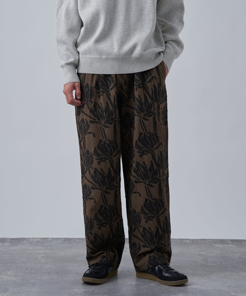 B.C STOCK（ベーセーストック）の「《追加2》【CALIFORNIA RANCH HOUSE】カットジャガード スリーピングパンツ（その他パンツ・メンズ・ネイビー/アイボリー/ブラウン/チャコールグレー・FREE）」の14枚目の写真