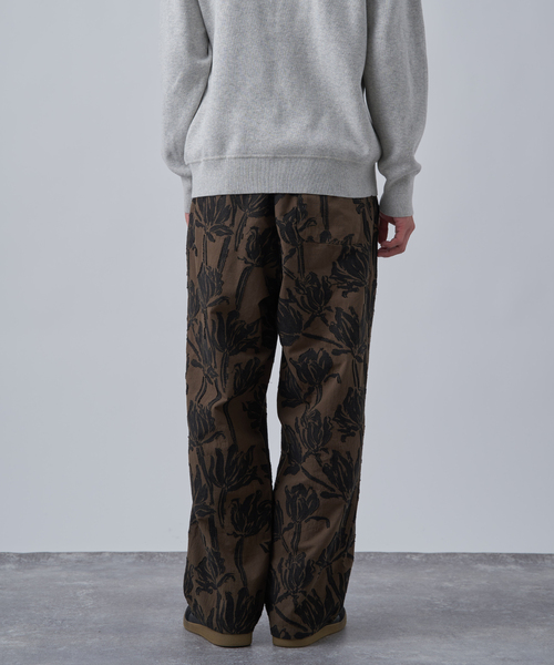 B.C STOCK（ベーセーストック）の「《追加2》【CALIFORNIA RANCH HOUSE】カットジャガード スリーピングパンツ（その他パンツ・メンズ・ネイビー/アイボリー/ブラウン/チャコールグレー・FREE）」の16枚目の写真