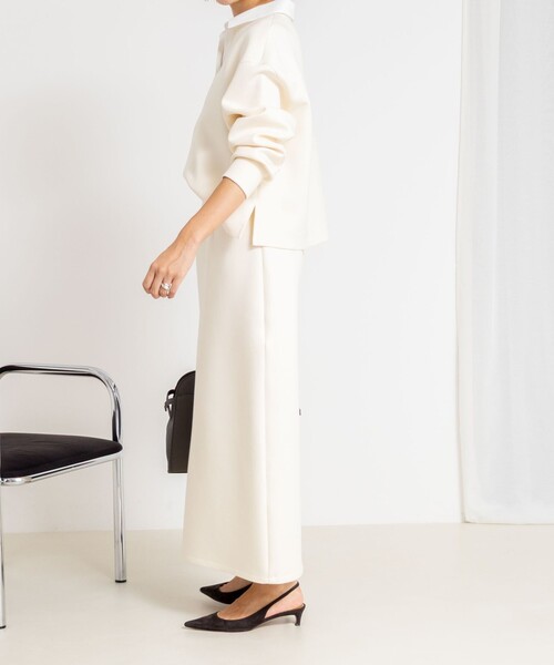 極希少✨MaxMara クリスタルビジュー 大ぶり ブローチ シルバー