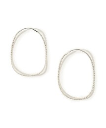 BAR Jewellery TWISTED CONTOUR シルバー ピアス