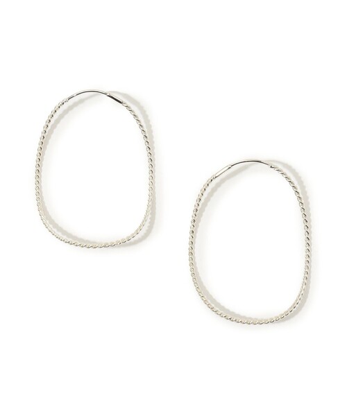 TOMORROWLAND (トゥモローランド)の「BAR Jewellery TWISTED CONTOUR シルバー ピアス(ピアス(両耳用)・レディース・シルバー・FREE)」の1枚目の写真