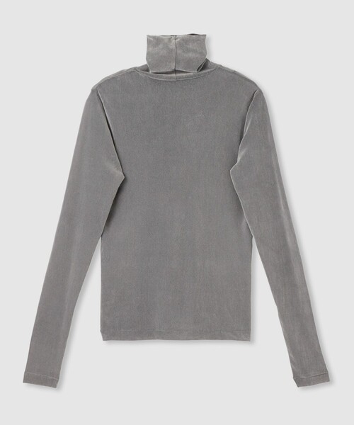 allureville（アルアバイル）の「フロッキーチュールタートル（Tシャツ/カットソー・レディース・オフホワイト/グレー系その他/ブラック・2）」の4枚目の写真