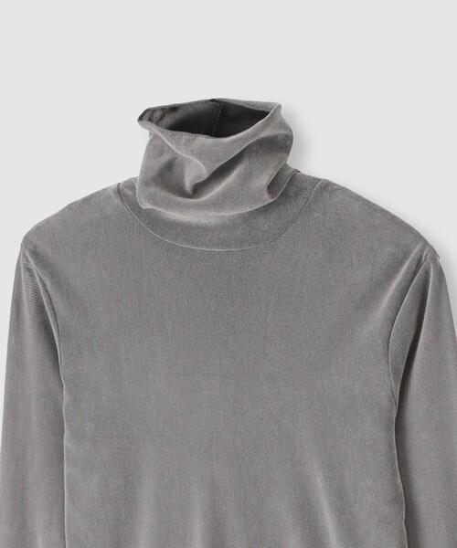 allureville（アルアバイル）の「フロッキーチュールタートル（Tシャツ/カットソー・レディース・オフホワイト/グレー系その他/ブラック・2）」の10枚目の写真