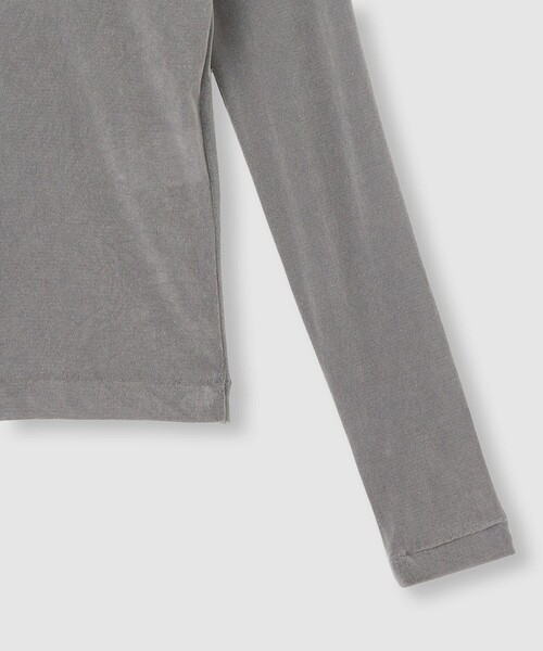 allureville（アルアバイル）の「フロッキーチュールタートル（Tシャツ/カットソー・レディース・オフホワイト/グレー系その他/ブラック・2）」の6枚目の写真