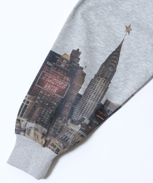 SITRY（シトリー）の「Patterned All Over Print Sweat Zip Hoodie/総柄プリント オーバーサイズ  ショート丈 ダブルジップ 裏起毛 スウェット フルジップパーカー フーディー パーカー スウェット レディース メンズ（パーカー・メンズ・ブラック系その他/グリーン系その他/ピンク系その他/グレー系その他・L/M）」の21枚目の写真