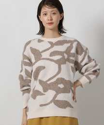LAKOLE | 花柄ジャガードニットプルオーバー / 593442(ニット/セーター)