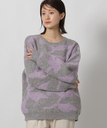 LAKOLE | 花柄ジャガードニットプルオーバー / 593442(ニット/セーター)