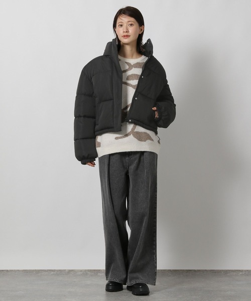 LAKOLE（ラコレ）の「花柄ジャガードニットプルオーバー / 593442（ニット/セーター・レディース・ブラック/アイボリー/グレー/ボルドー・FREE）」の12枚目の写真