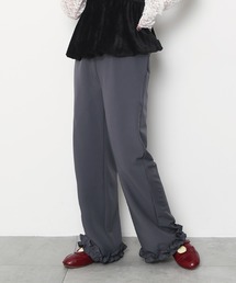 PUNYUS | フリルスラックスパンツ(スラックス)