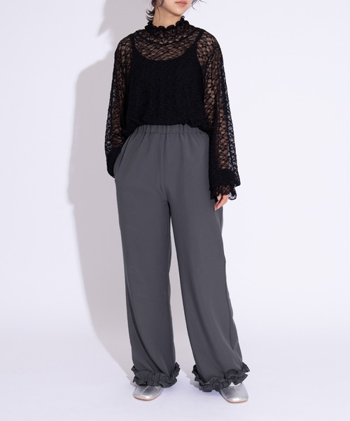 フリルスラックスパンツ（スラックス）｜PUNYUS（プニュズ）の