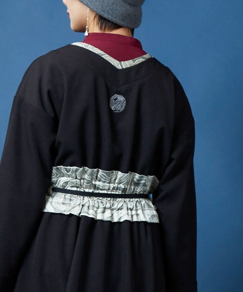 カヤ（カヤ）の「【カヤ】倭の晴れ着 ならいワンピース（ワンピース・レディース・スミクロ/グリーン系その他/ネイビー・FREE）」の10枚目の写真