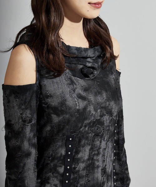 Chick(チック)の「Hooded Mini Dress / フード付きミニワンピース(ワンピース・レディース・ブラック・FREE)」の9枚目の写真