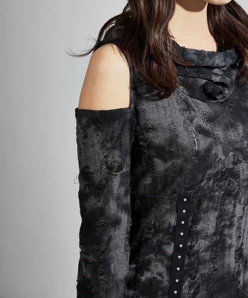 Chick(チック)の「Hooded Mini Dress / フード付きミニワンピース(ワンピース・レディース・ブラック・FREE)」の10枚目の写真