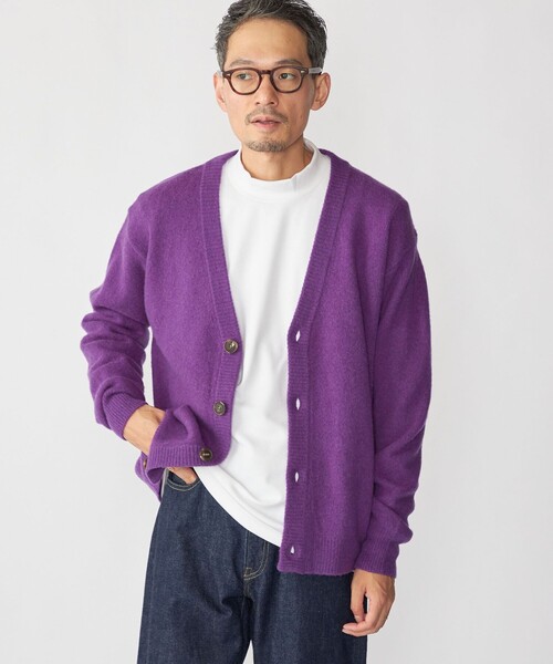 SHIPS(シップス)の「SHIPS: 5ゲージ ヤク ブレンド カーディガン(Tシャツ/カットソー・メンズ・キャメル/パープル/コバルトブルー・SMALL/MEDIUM/LARGE/X-LARGE)」の15枚目の写真
