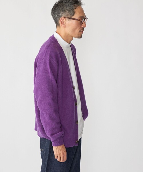 SHIPS(シップス)の「SHIPS: 5ゲージ ヤク ブレンド カーディガン(Tシャツ/カットソー・メンズ・キャメル/パープル/コバルトブルー・SMALL/MEDIUM/LARGE/X-LARGE)」の18枚目の写真